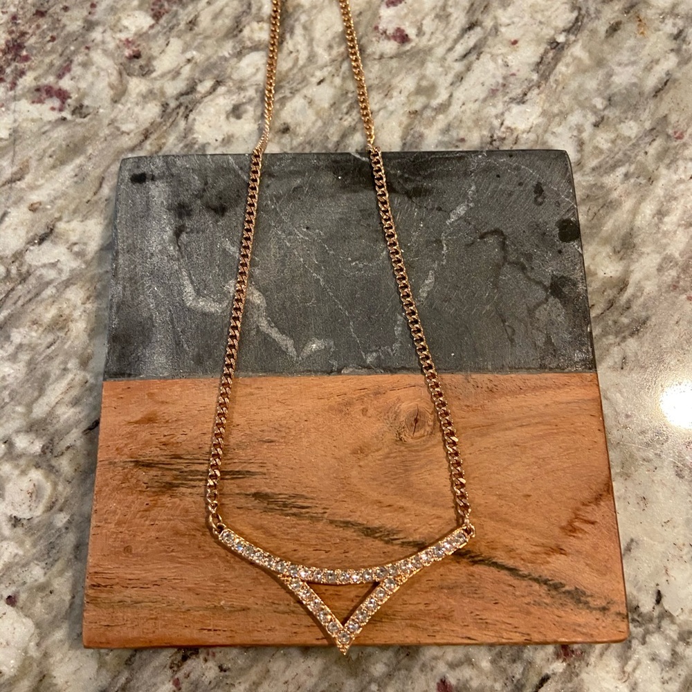 Touchstone crystal necklace